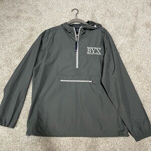 Charles River Apparel Gray Windbreaker Jacket